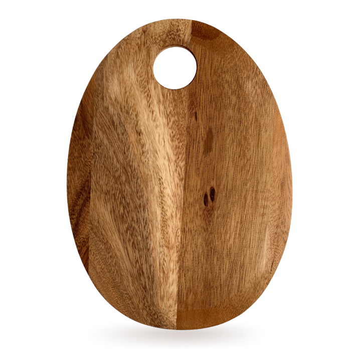 OVAL SHAPED SUAR WOOD SERVING BOARD